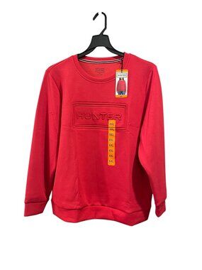 Women's Embossed Pullover, Hunter, XXL, Red, NWT